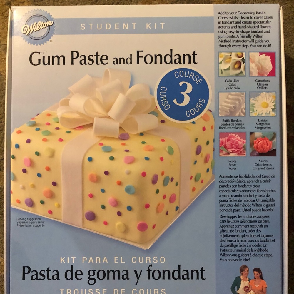Wilton gum paste kit